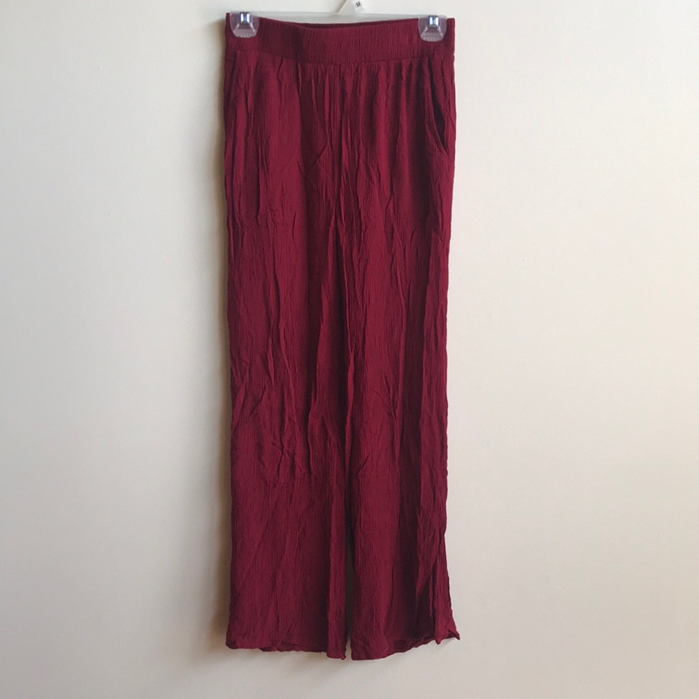 Red/Maroon lightweight pants size S